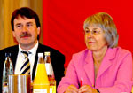 Wolfgang Jüttner und Hedi Wegener